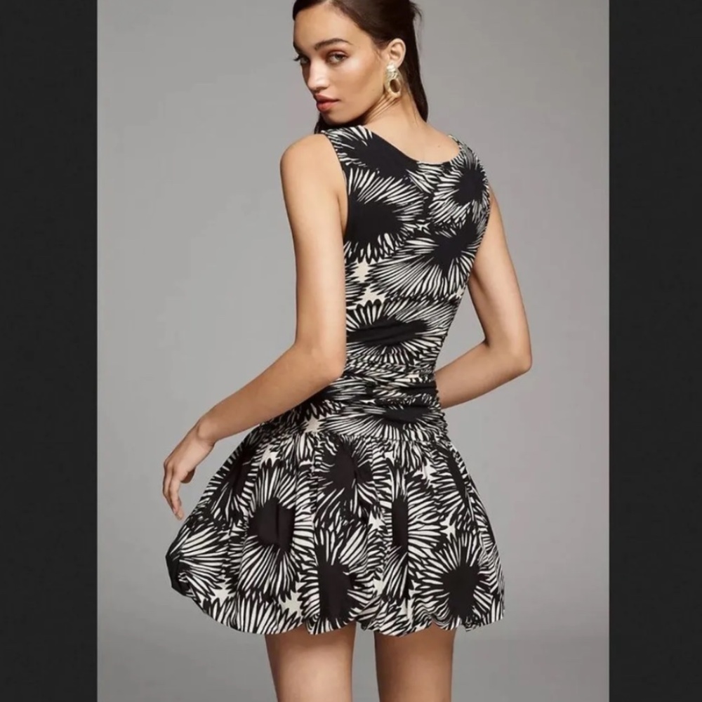 Brand New PLENTY BY TRACY REESE DROP-WAIST BUBBLE-HEM DRESS